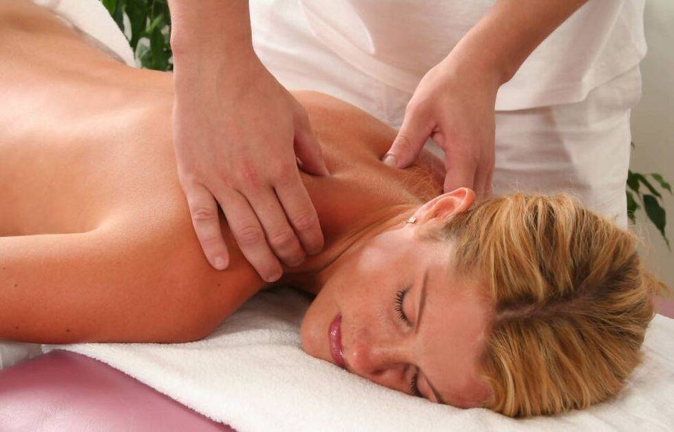 Massage de l'ostéochondrose